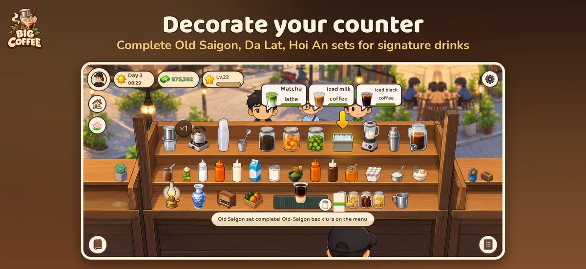 Big Coffee: Coffee Shop Tycoon screenshot 3