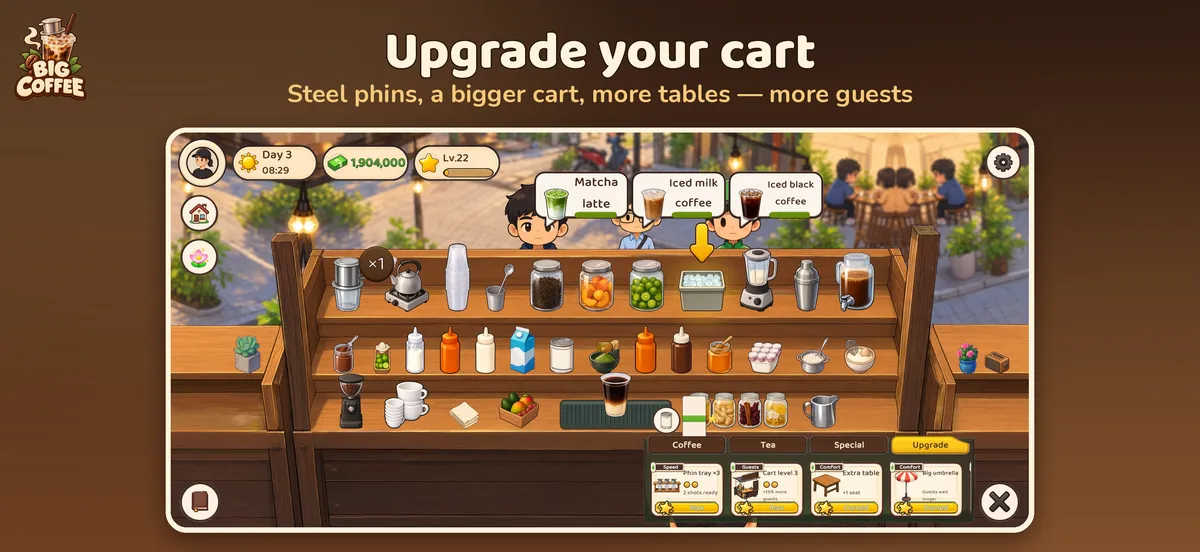 Big Coffee: Coffee Shop Tycoon screenshot 4