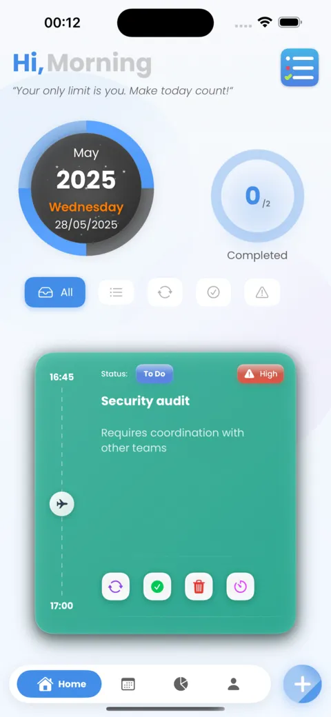 Missions: Daily Task Planner screenshot 1